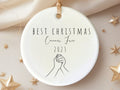 Gratitude Christmas ornament for Cancer survivor gift – Cancer warrior keepsake personalized Christmas ornament