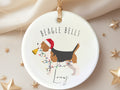 Beagle ornament for beagle owner gift – Beagle Custom Name Christmas Ornament personalized Christmas ornament