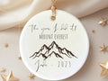Custom Mount Everest ornament for climbing lover – climbing ornament personalized Christmas ornament