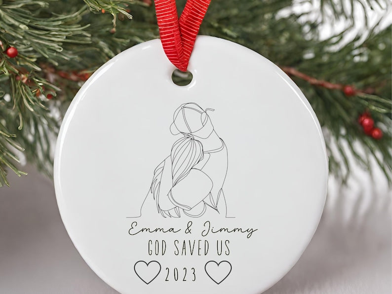 Marriage rescued by God ornament – marriage reconciliation keepsake product image 3