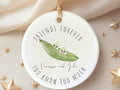 Peas in a pod Besties Ornament – Best friend ornament gift for roommate personalized Christmas ornament