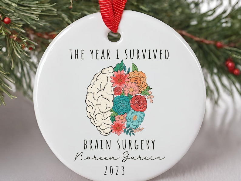 I Had Brain Surgery Ornament – Brain Tumor keepsake product image 5