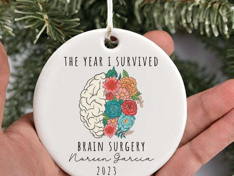 I Had Brain Surgery Ornament – Brain Tumor keepsake product image 6