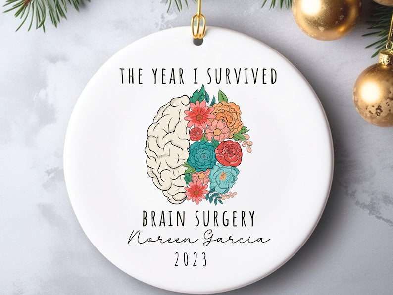 I Had Brain Surgery Ornament – Brain Tumor keepsake product image 3