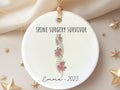 Spinal Fusion Ornament – Spinal Surgery Gift for Back surgery ornament personalized Christmas ornament