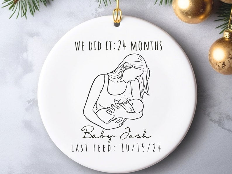 Custom Breastfeeding milestone gift for breastfeeding mom – baby and mom gift product image 6
