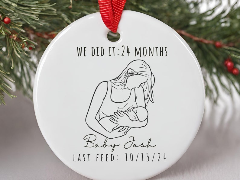 Custom Breastfeeding milestone gift for breastfeeding mom – baby and mom gift product image 4