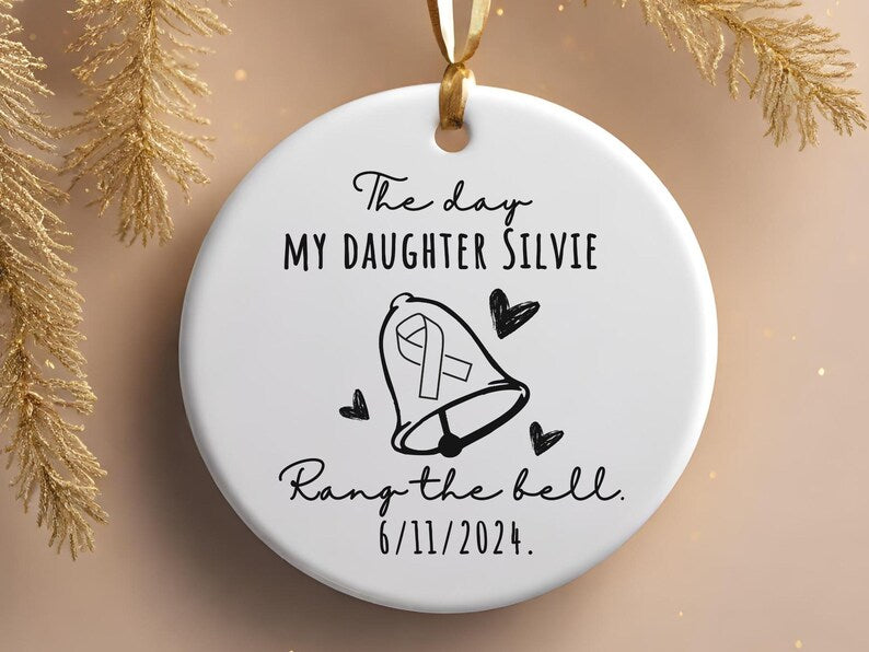Chemotherapy Radiotherapy survivor ornament – Personalized End of Chemo product image 9