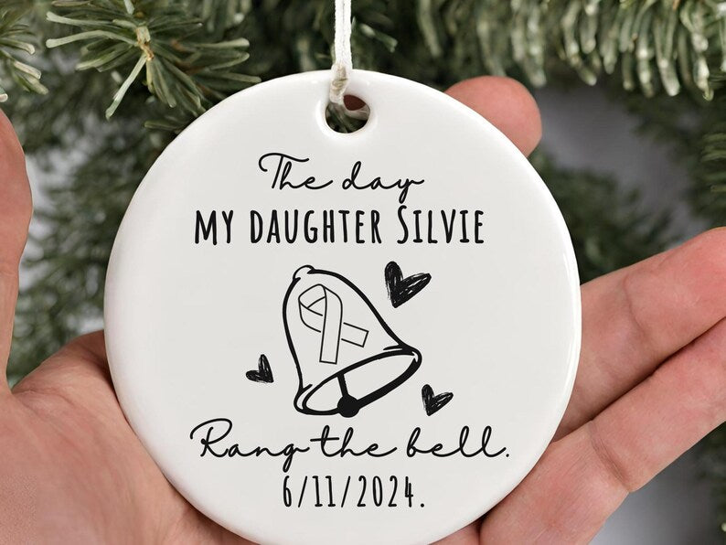 Chemotherapy Radiotherapy survivor ornament – Personalized End of Chemo product image 5