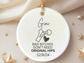 Christmas hip surgery ornament – Hip surgery gift personalized Christmas ornament