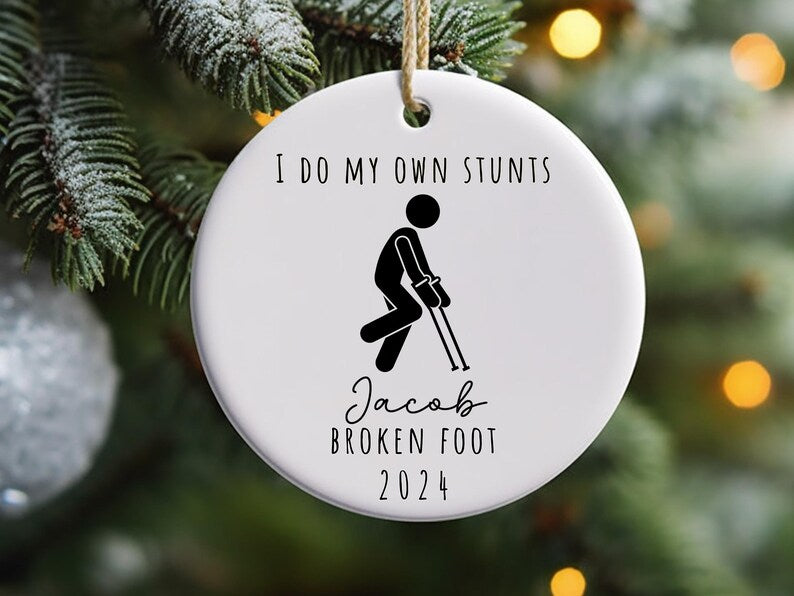 Funny Arm Surgery Ornament Broken Collarbone – Shoulder Surgery gift product image 2
