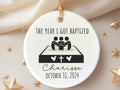 Personalized Baptism Ornament Christian Water Baptism Gift – Custom Keepsake for New Believer personalized Christmas ornament