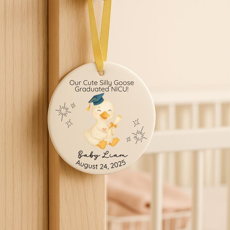NICU Graduation Ornament – NICU Baby Milestone Keepsake product image 3