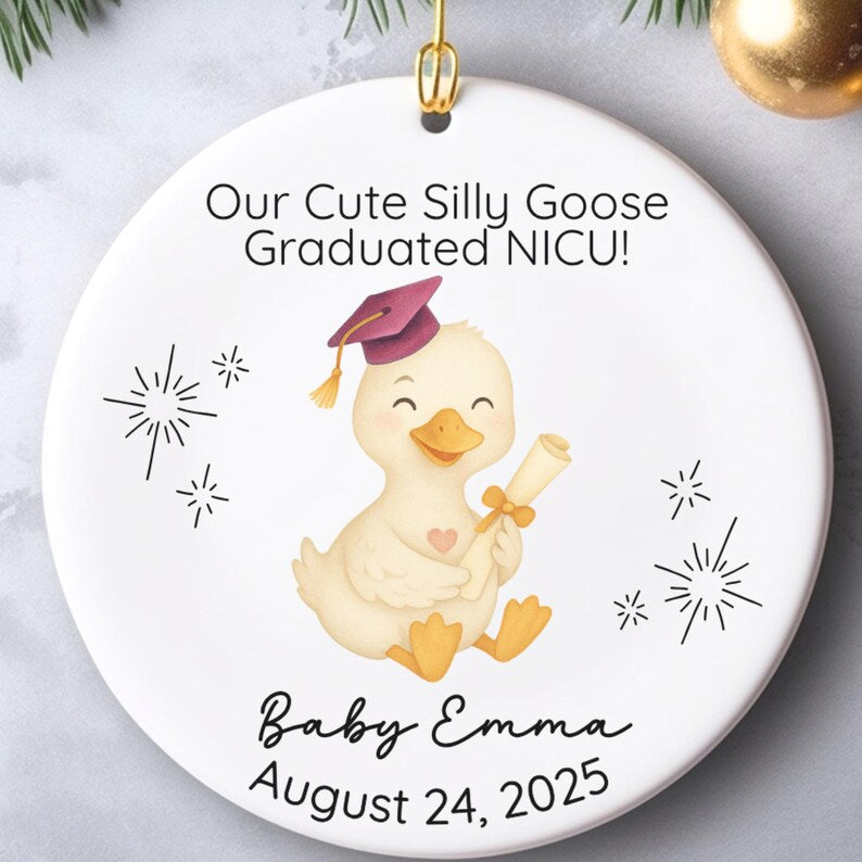 NICU Graduation Ornament – NICU Baby Milestone Keepsake product image 5