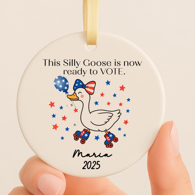 Funny Citizenship Ornament – First-Time Voters product image 7