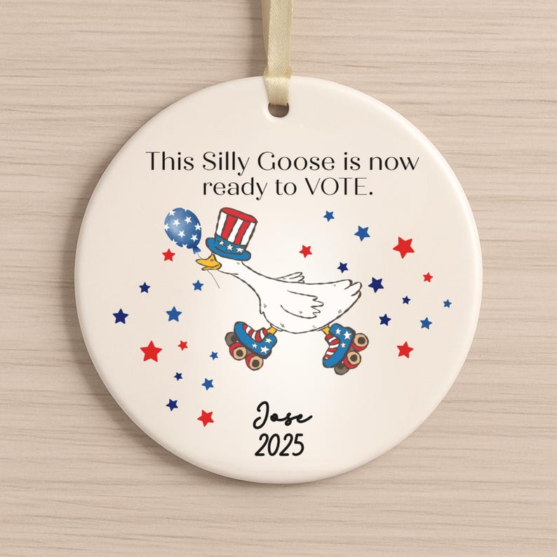 Funny Citizenship Ornament – First-Time Voters product image 10