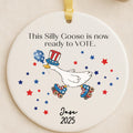 Funny Citizenship Ornament – First-Time Voters personalized Christmas ornament