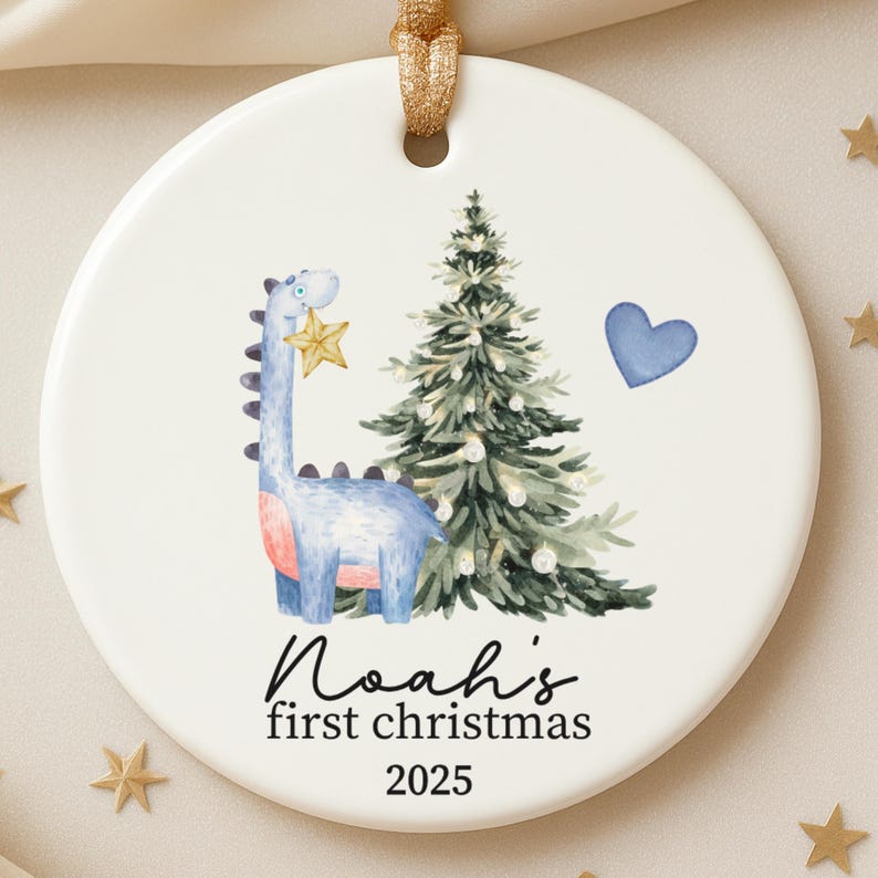 Personalized Baby Boy Christmas Ornament product image 7