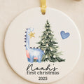 Personalized Baby Boy Christmas Ornament personalized Christmas ornament