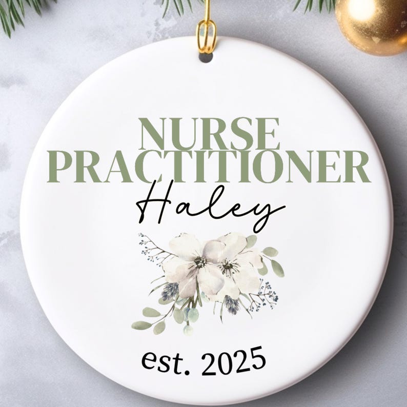 Nurse Practitioner Ornament – Personalized Graduation Gift for Nurse Practitioner product image 3