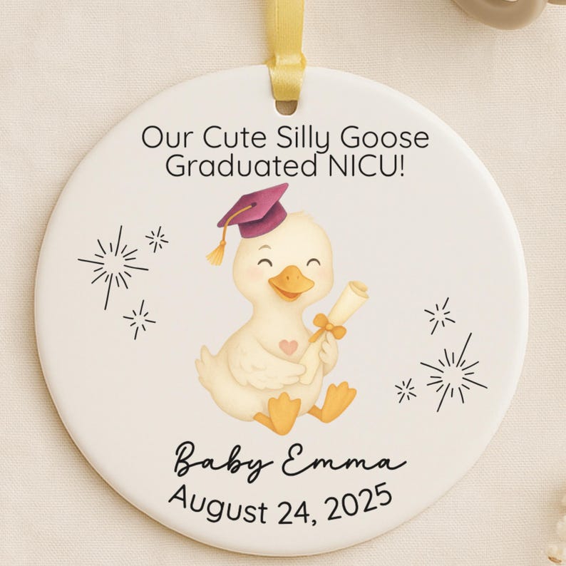 NICU Graduation Ornament – NICU Baby Milestone Keepsake product image 2