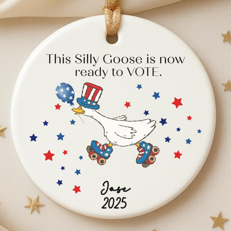 Funny Citizenship Ornament – First-Time Voters product image 4
