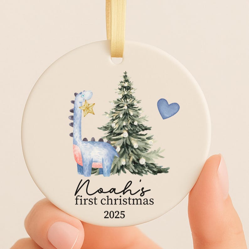 Personalized Baby Boy Christmas Ornament product image 4