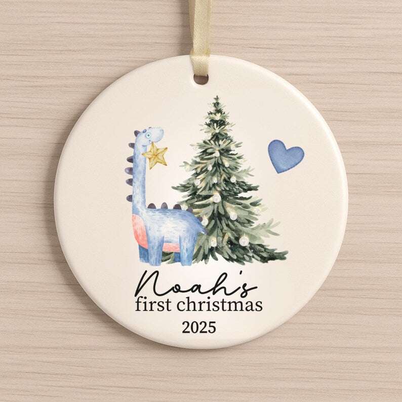 Personalized Baby Boy Christmas Ornament product image 9