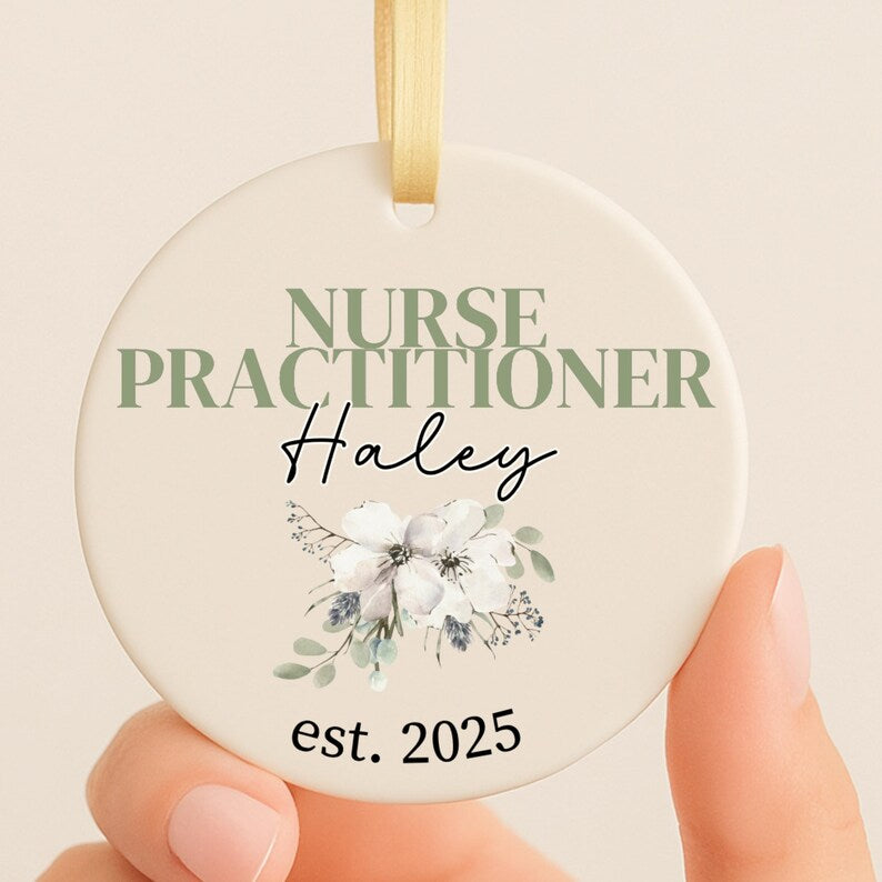 Nurse Practitioner Ornament – Personalized Graduation Gift for Nurse Practitioner product image 10