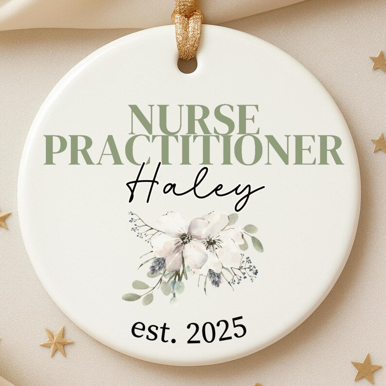 Nurse Practitioner Ornament – Personalized Graduation Gift for Nurse Practitioner product image 4