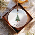 First Christmas Married Ornament – Mr and Mrs Ornament personalized acrylic Christmas ornament