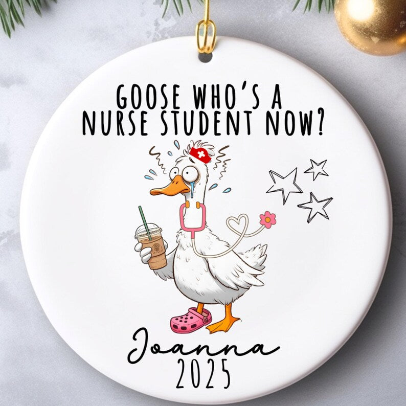 Personalized Nursing Student Ornament – Funny Nurse School Gift product image 8