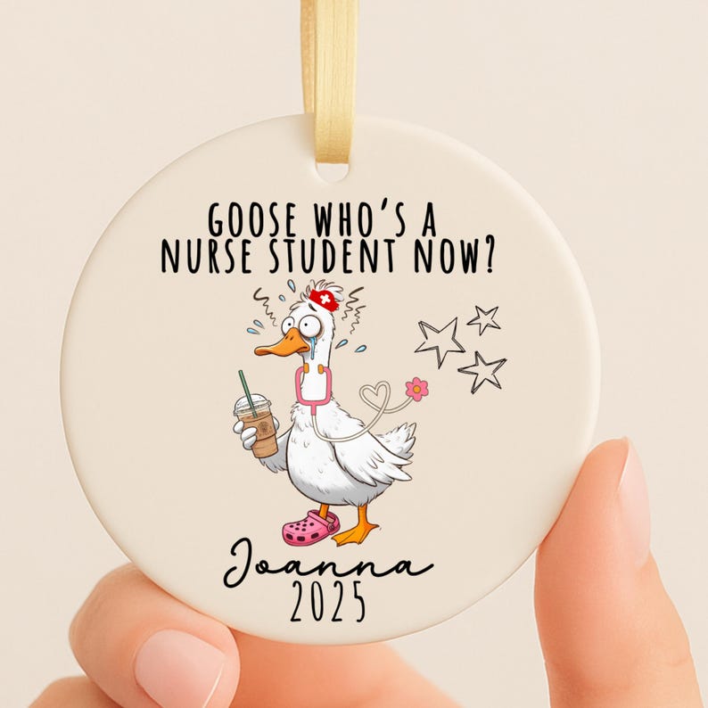 Personalized Nursing Student Ornament – Funny Nurse School Gift product image 5