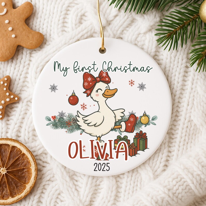 Personalized Baby’s First Christmas Ornament product image 3
