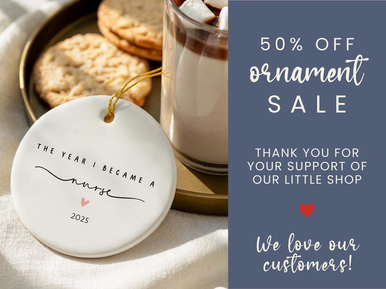 Nurse Graduation Ornament – Personalized 2026 Nursing Gift product image 8