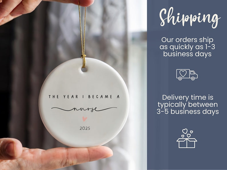 Nurse Graduation Ornament – Personalized 2026 Nursing Gift product image 7