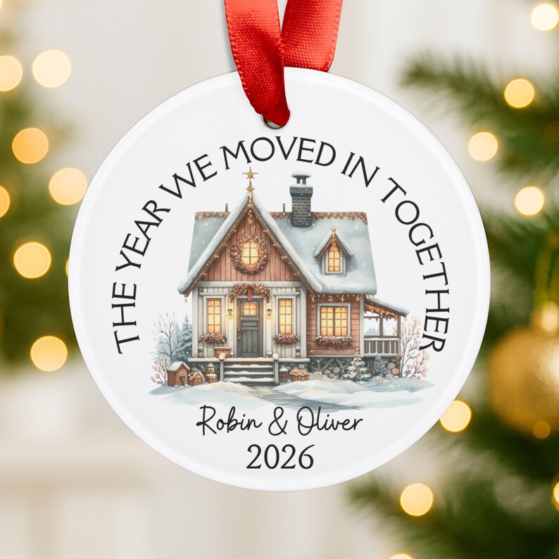 Custom Couples Ornament – First Place Together product image 2