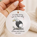 Funny Personalized Couple Ornament | Funny Anniversary Gift | Husband Wife Christmas Ornament | personalized Christmas ornament