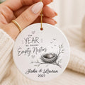 First Christmas Empty Nest Ornament | Personalized Empty Nester Gift | Parents Christmas Keepsa personalized Christmas ornament