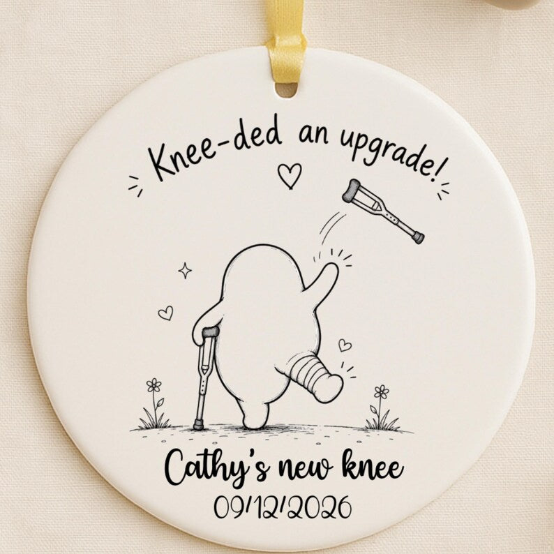 Personalized Knee Surgery Ornament – Knee Replacement Gift product image 6