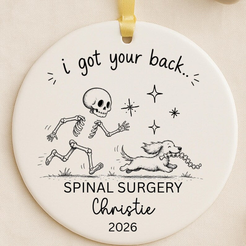Personalized Spinal Surgery Ornament – Back Surgery Gift product image 4