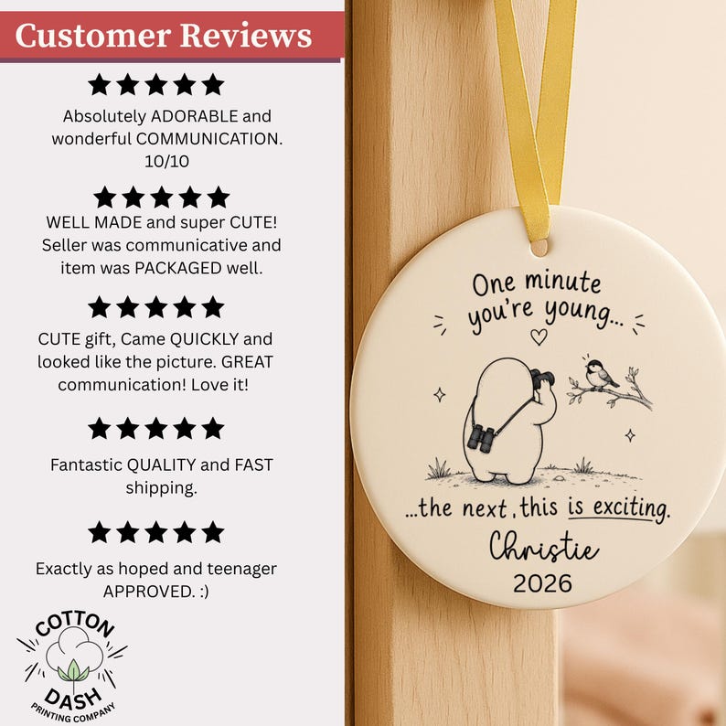 Personalized Bird Watching Ornament – Bird Watcher Gift product image 12