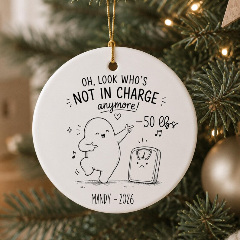 Personalized Weight Loss Ornament – Funny Weight Loss Gift product image 11