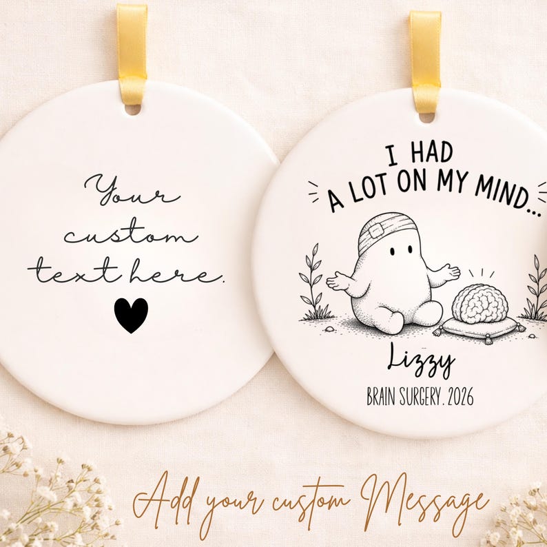 Personalized Brain Surgery Ornament – Brain Surgery Gift product image 2