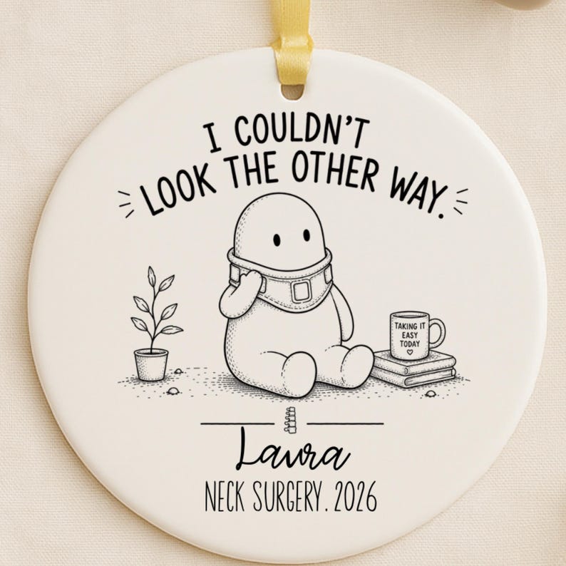 Personalized Neck Surgery Ornament – Neck Surgery Gift product image 8