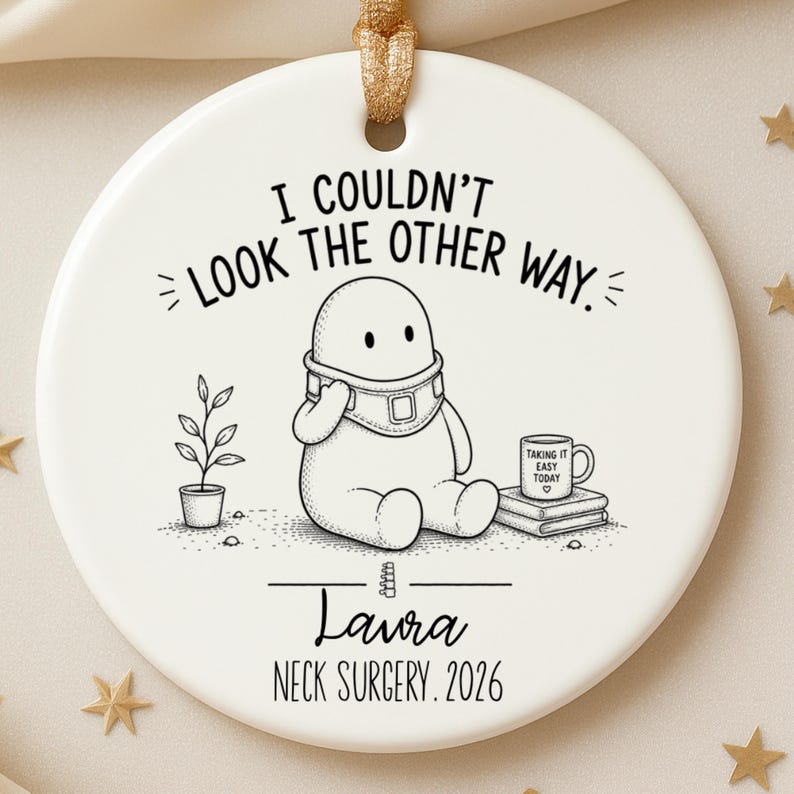 Personalized Neck Surgery Ornament – Neck Surgery Gift product image 4