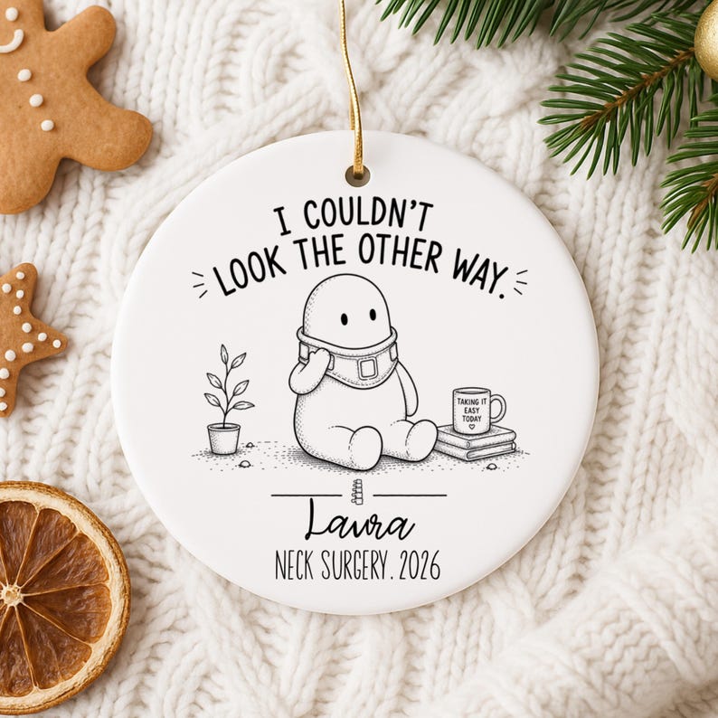 Personalized Neck Surgery Ornament – Neck Surgery Gift product image 10