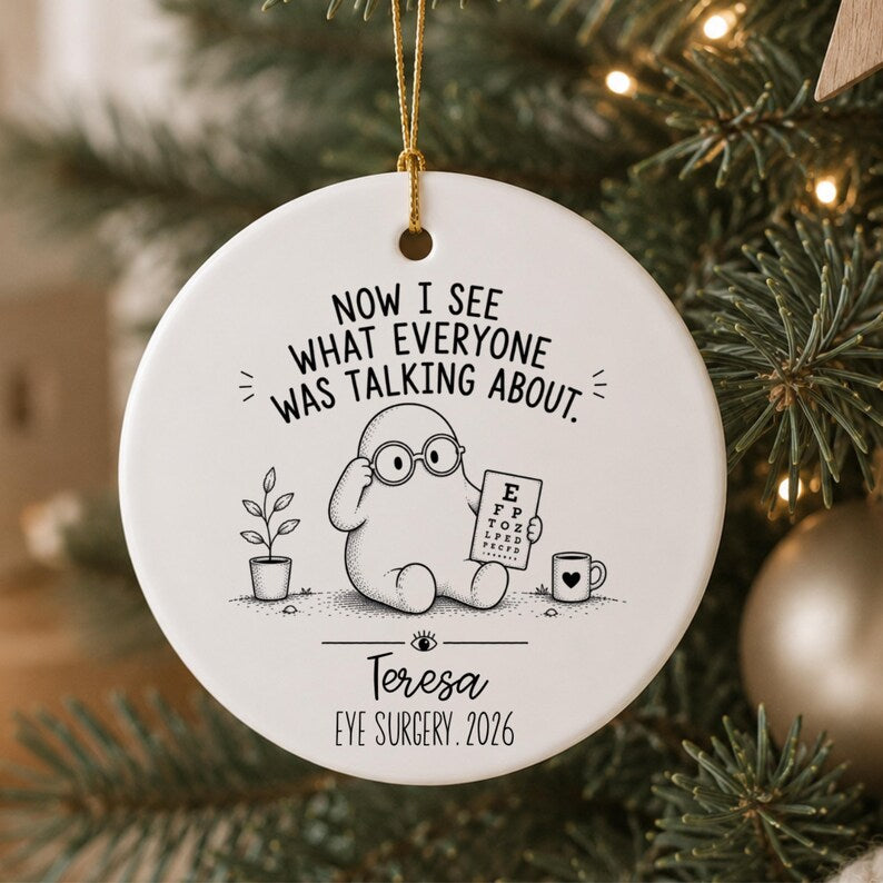 Personalized Eye Surgery Ornament – Cataract Surgery Gift product image 11
