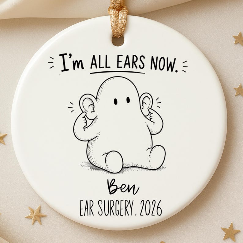 Personalized Ear Surgery Ornament – Ear Surgery Gift product image 6