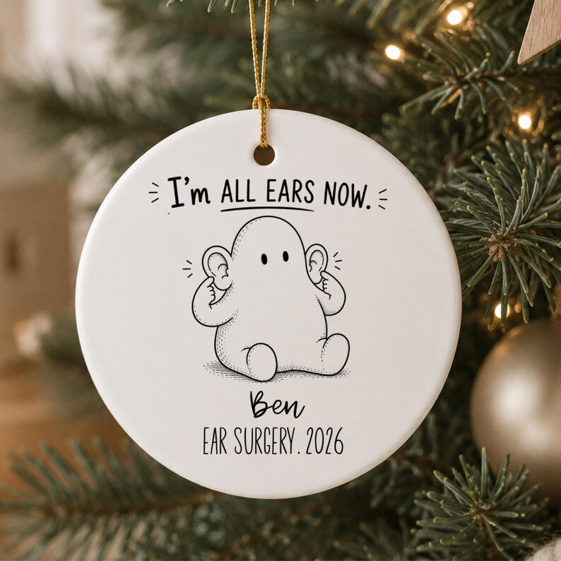 Personalized Ear Surgery Ornament – Ear Surgery Gift product image 11